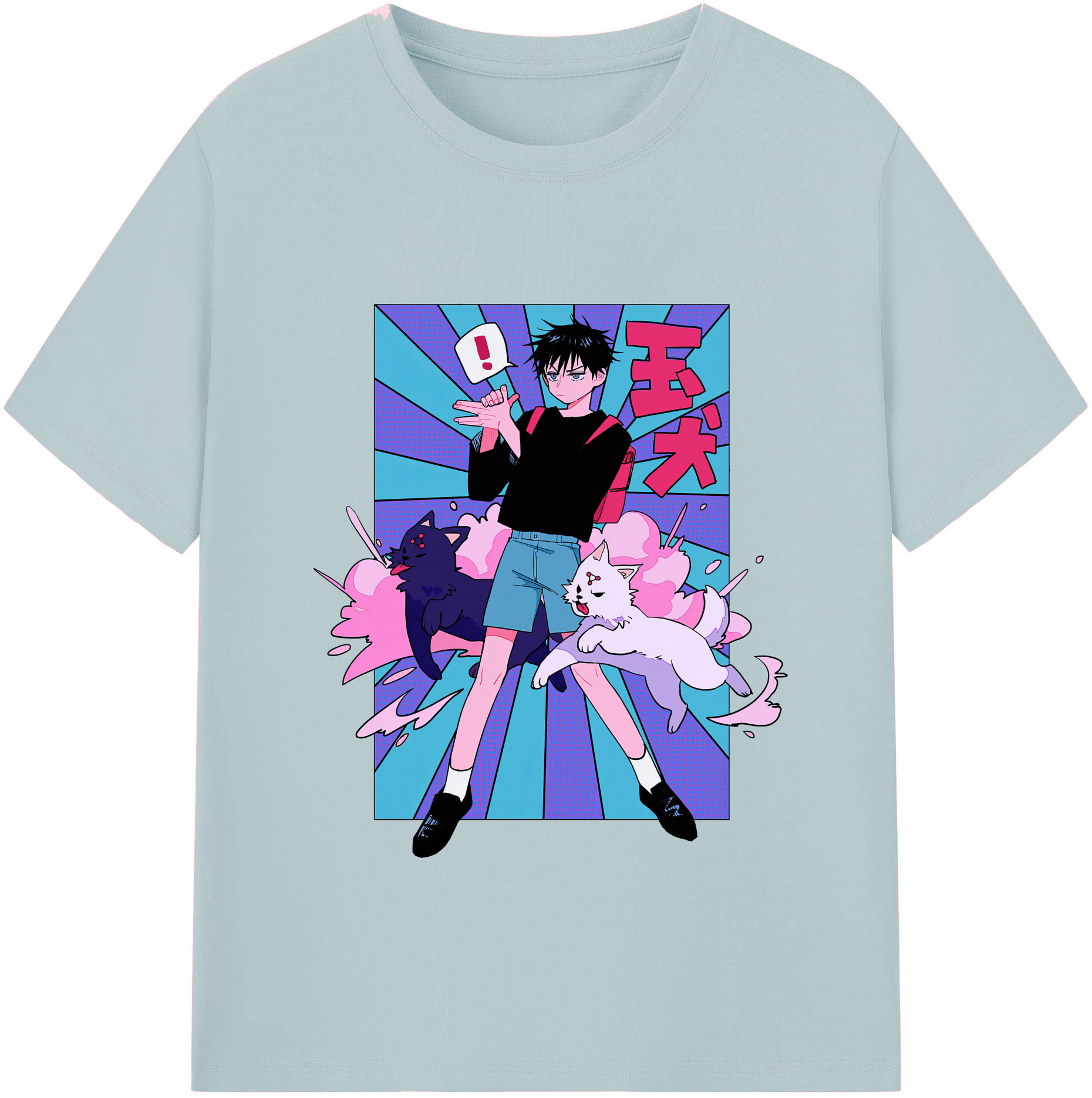 （画像用） 呪術廻戦 Jujutsu Kaisen 綿100％半袖Tシャツ（フロントプリント）